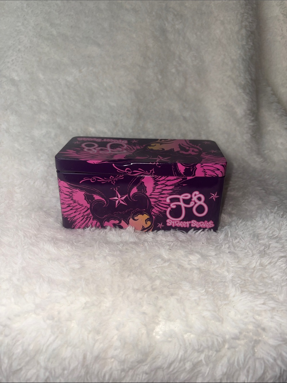 Vintage Rec Specs F8 Street Series Purple Pink Tin
Eyeglasses Case Collectible